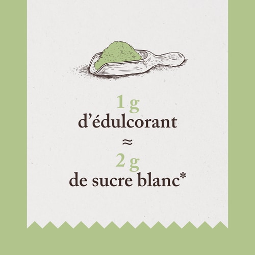 Édulcorant à l'Érythritol et Stévia - Formule en Poudre - 200 g (3)