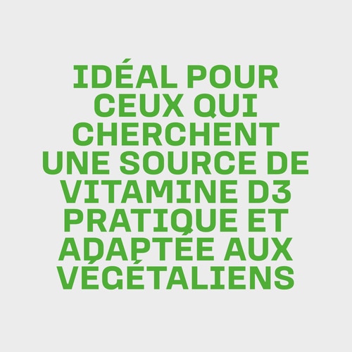 Vitamine D3 Végétalienne 60 gélules végétaliennes (10)