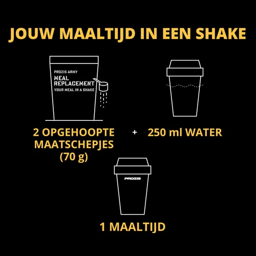 Army maaltijdvervangende shake 800g (10)
