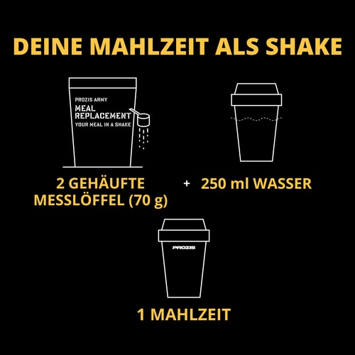 Army Mahlzeitenersatz-Shake 800 g (10)