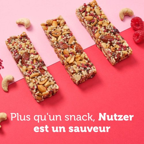 Nutzer Bar - Noix de Cajou et Framboise x 10 (10)