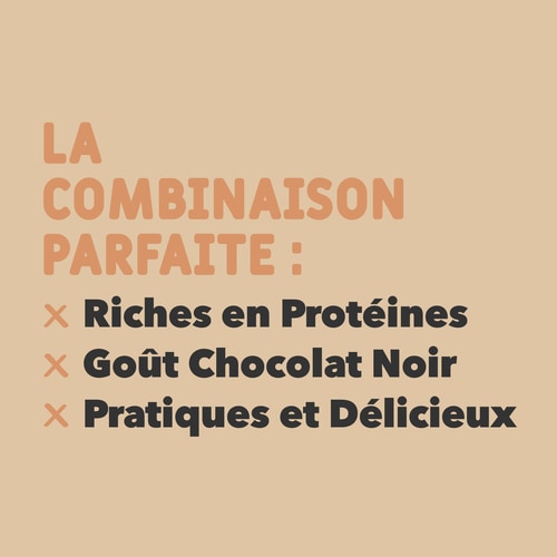 Protein Puffies - Enrobage Chocolat Noir 150 g (4)