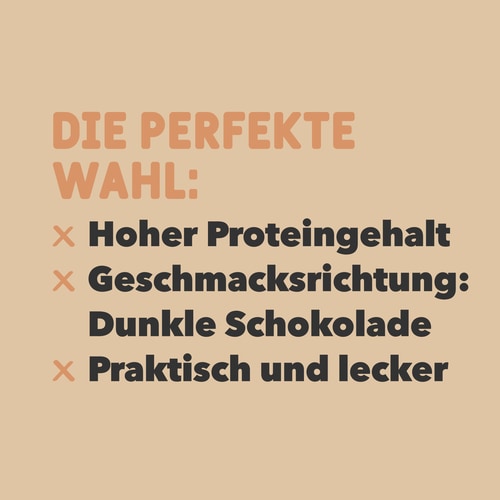 Protein Puffies - Überzug aus dunkler Schokolade 150 g (4)