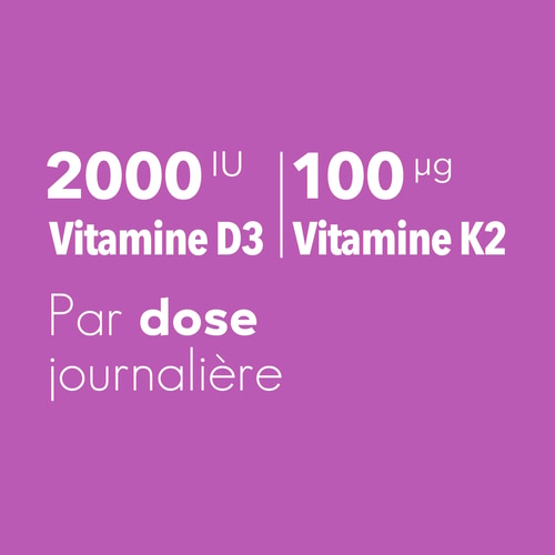 Vitamine D3+K2 120 capsules molles (6)