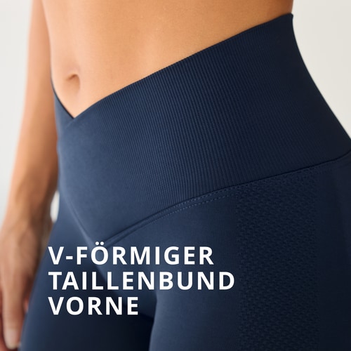 MuseFit Front V Leggings mit mittelhohem Bund (5)