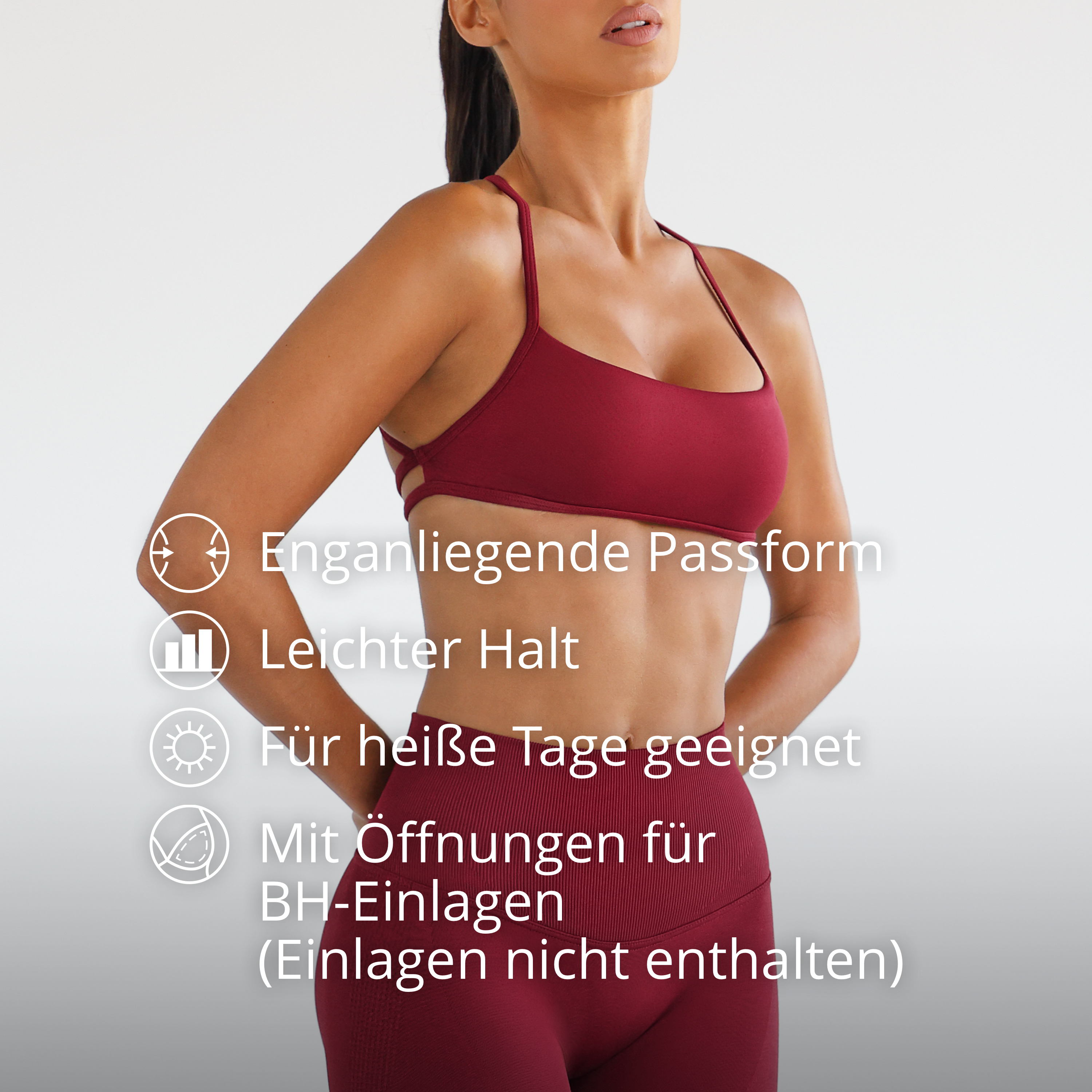 MuseFit Sport-BH mit überkreuzten Trägern am Rücken (3)