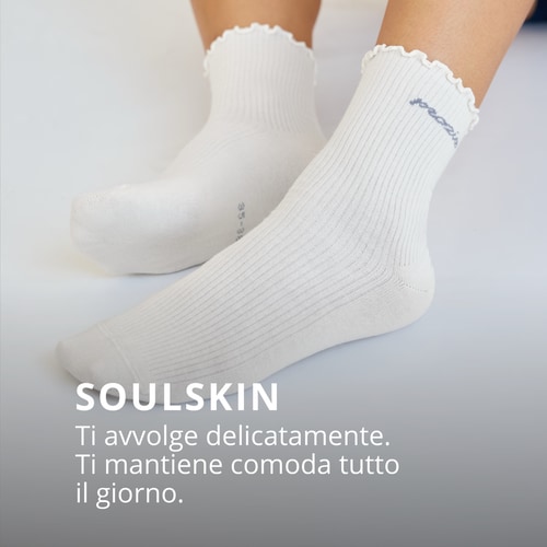 Calzini SoulSkin Ruffle Ankle (2)
