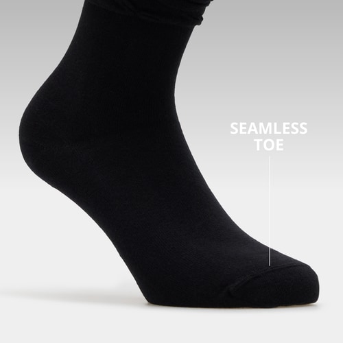 SoulSkin Ankle Socks - Black (3)