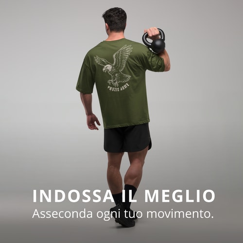 Maglietta Oversized Army Eagle Unit  (2)