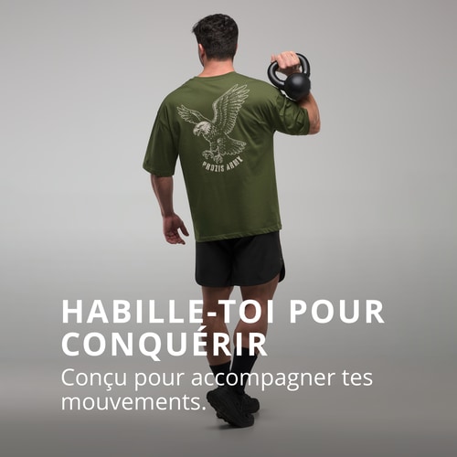 T-Shirt Oversized Army Eagle Unit  (2)