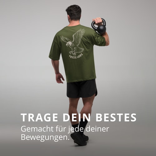 Army Eagle Unit Oversized T-Shirt  (2)