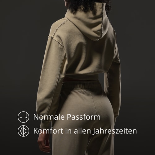IronMode Kurz geschnittener Kapuzenpullover  (5)