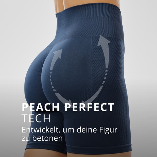 Peach Perfect Air Shorts mit hohem Bund  (2)