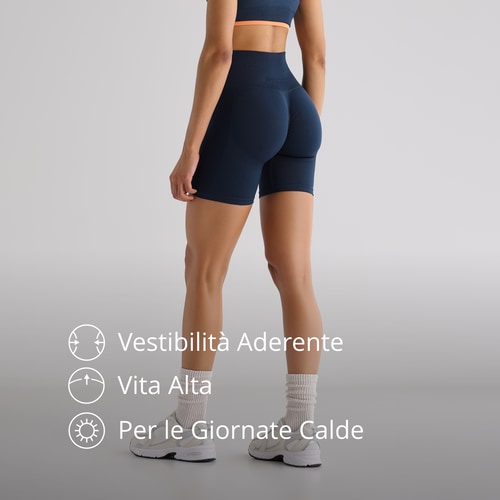 Pantaloncini a Vita Alta Peach Perfect Air  (3)