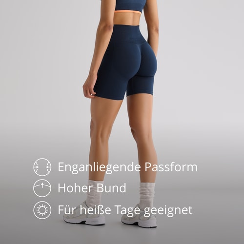 Peach Perfect Air Shorts mit hohem Bund  (3)