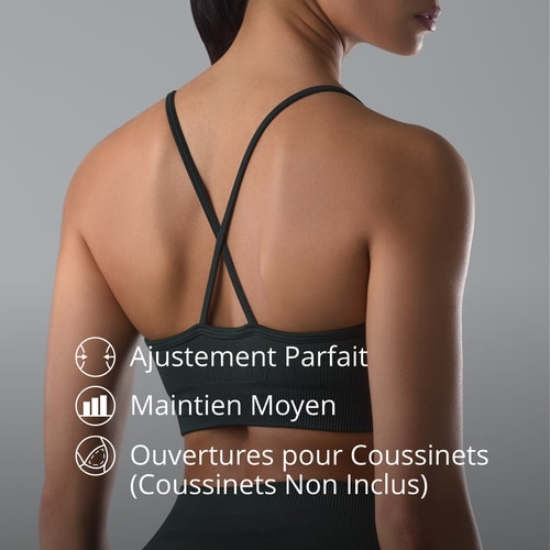 Soutien-Gorge de Sport Athleisure - Vert Foncé (3)