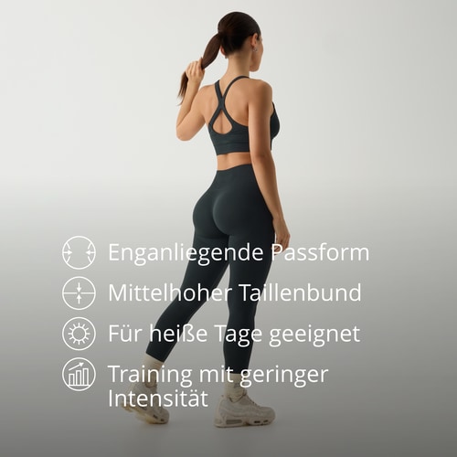 Athleisure Aero Leggings mit mittelhohem Bund  (2)