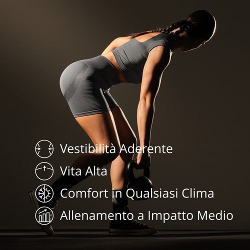 Pantaloncini a Vita Alta IronMode  (5)