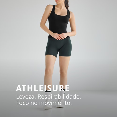 Athleisure RacerBack Tank Top - Black (5)