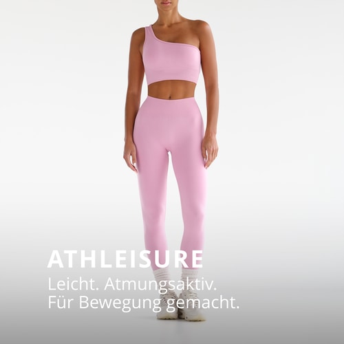 Athleisure Sport-BH mit asymmetrischem Träger  (2)