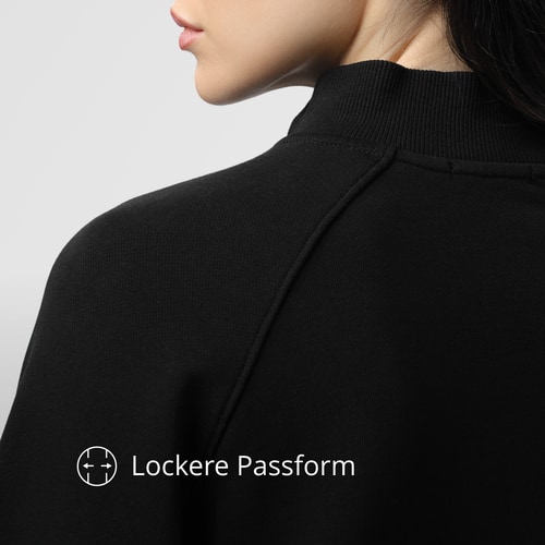 Athleisure Sweatshirt mit Halbreißverschluss  (3)