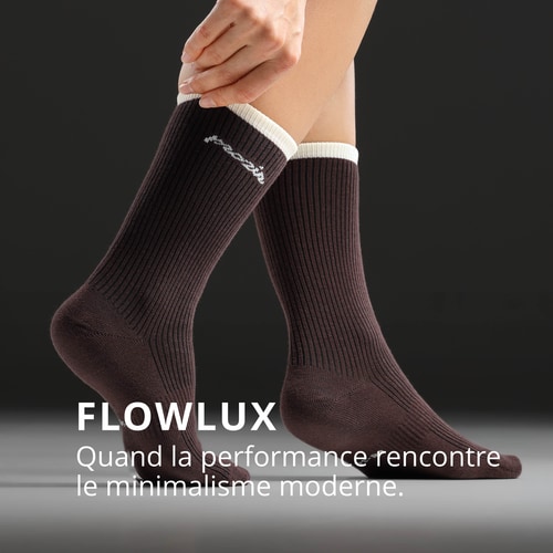 Chaussettes FlowLux Ribbed Crew  (2)