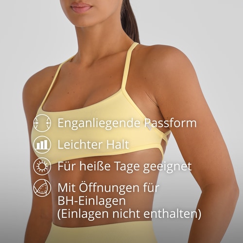 MuseFit Sport-BH mit überkreuzten Trägern am Rücken  (3)