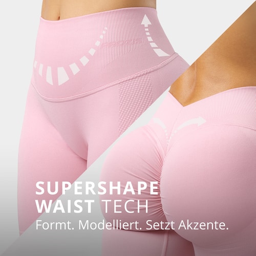 MuseFit Mittelhohe Shorts mit V-Ausschnitt hinten  (3)