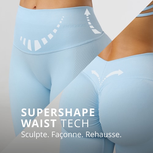 Short Taille Mi-Haute Dos en V MuseFit  (3)