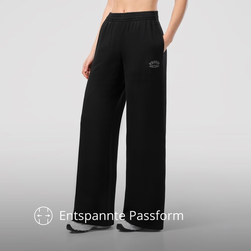 Athleisure Hose mit weitem Bein  (3)