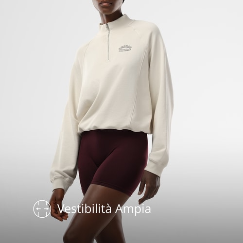 Felpa con Mezza Zip Athleisure  (3)