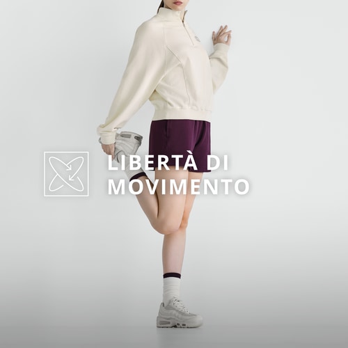 Felpa con Mezza Zip Athleisure  (5)