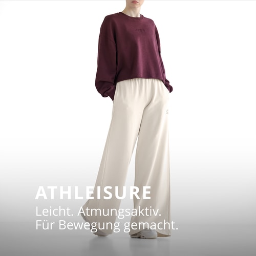 Athleisure Essential Kurz geschnittenes Sweatshirt  (2)