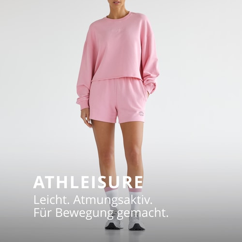 Athleisure Essential Kurz geschnittenes Sweatshirt  (2)