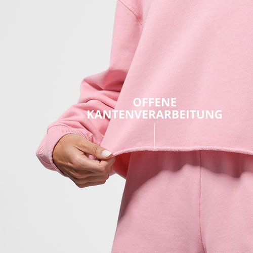 Athleisure Essential Kurz geschnittenes Sweatshirt  (4)