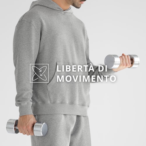 Felpa con Cappuccio Athleisure Essential  (5)