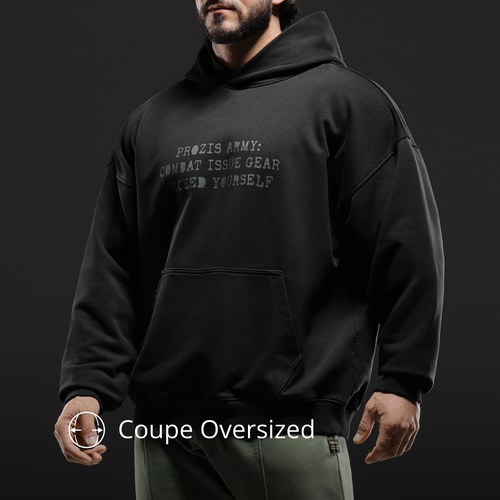 Sweat à Capuche Oversized Army Combat  (3)