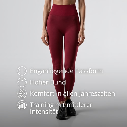 Contour Leggings mit hohem Bund  (4)