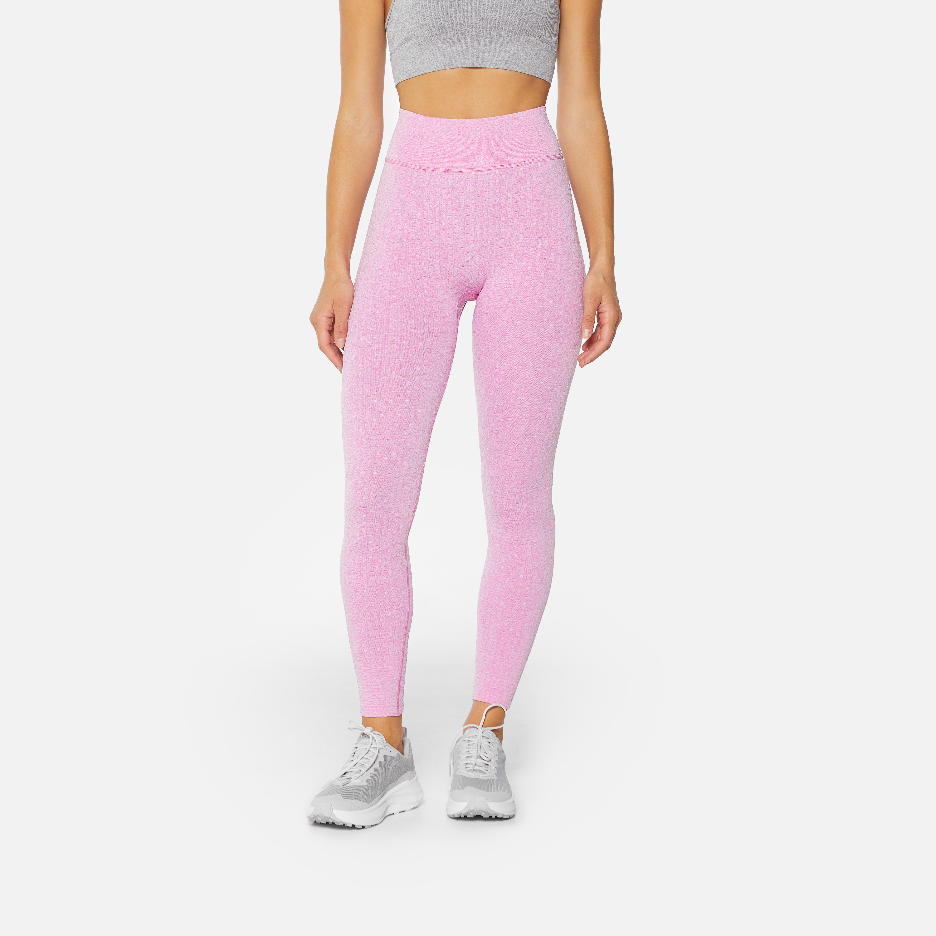 pink and grey leggings
