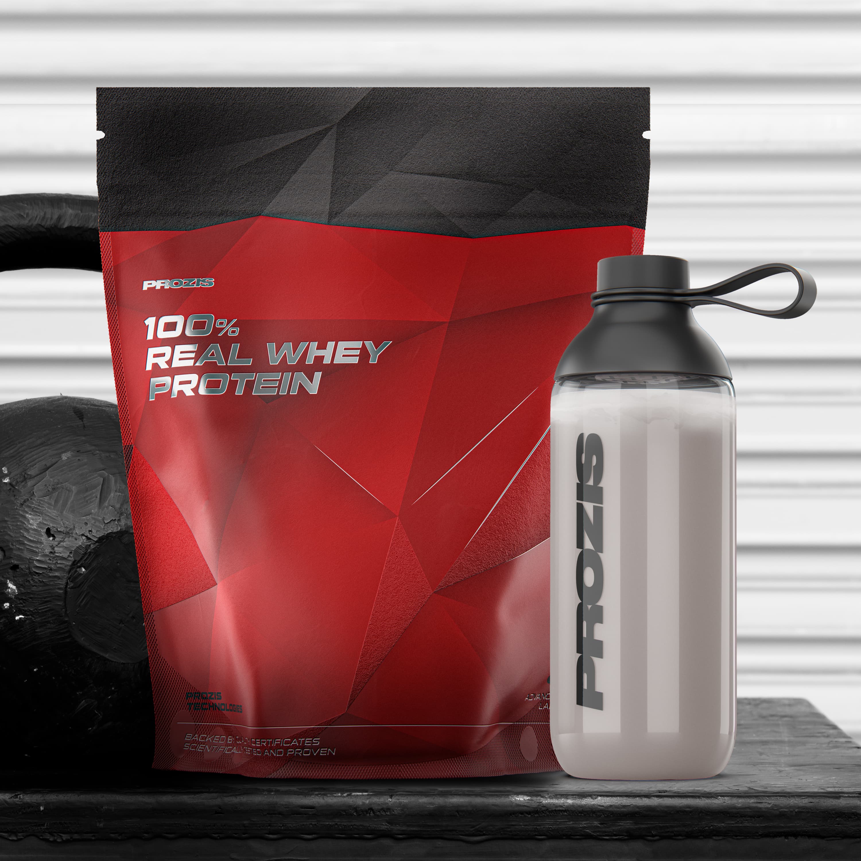 100% Whey Protein 2.2 lb - Build Muscle | Prozis