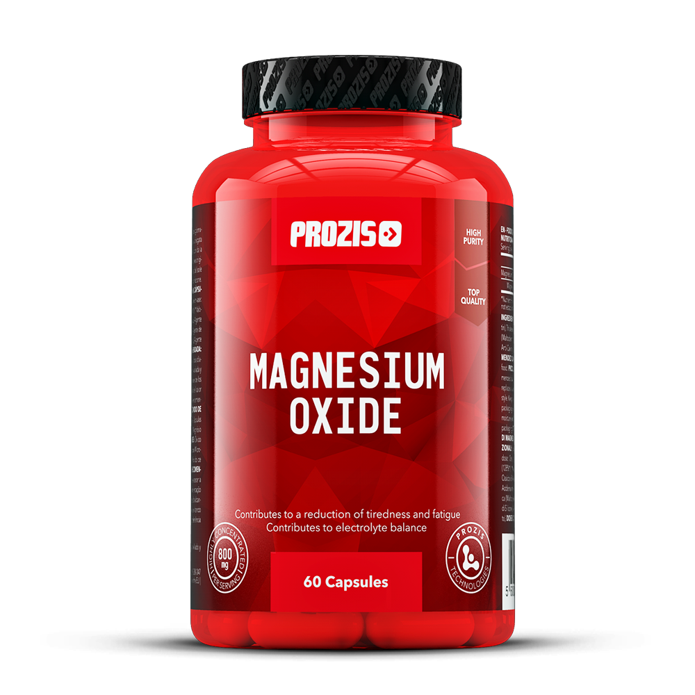 Magnesiumoxide 800 Mg 60 Capsules Vitaminen And Mineralen Prozis