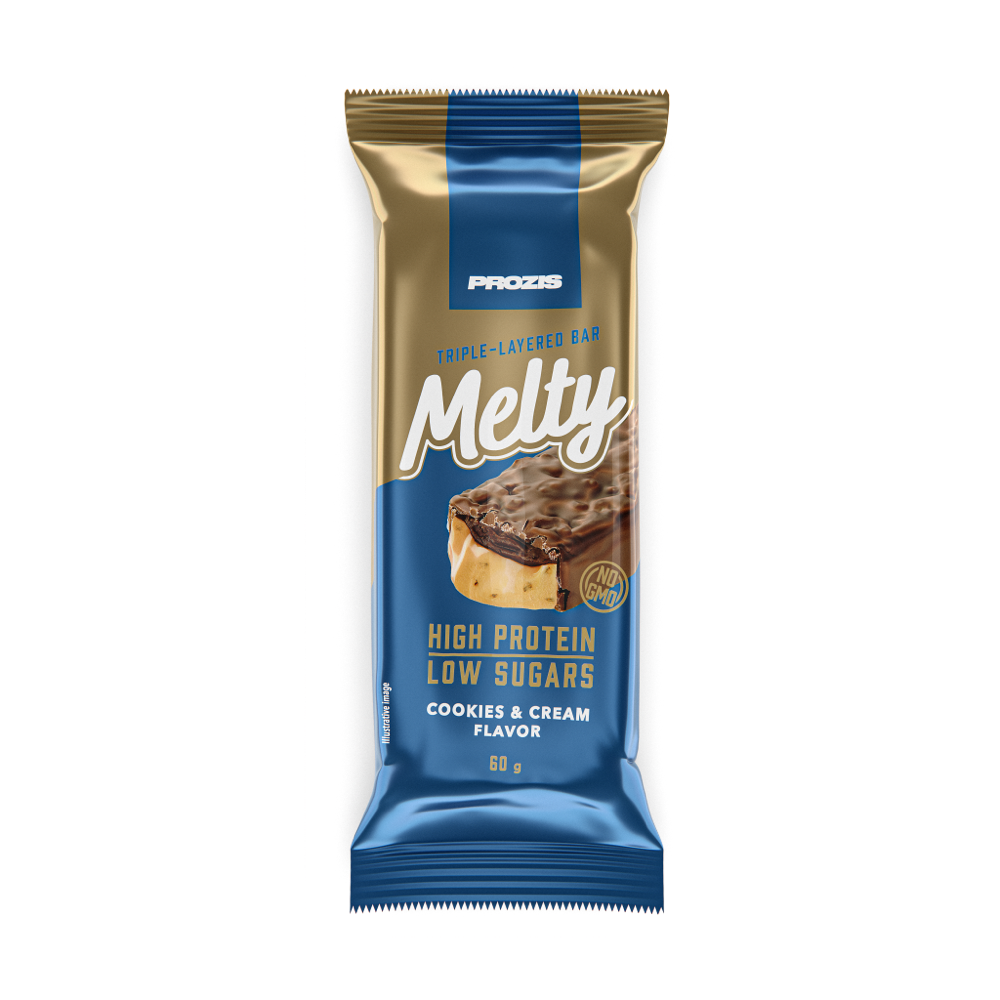 Melty 60 g Barrita proteica con bajo contenido en azúcares Barritas