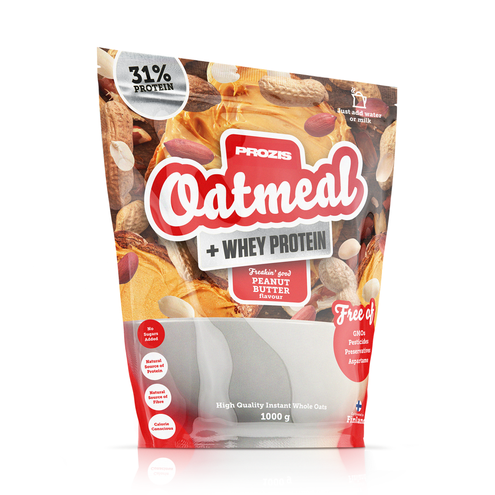 Oatmeal + Whey 1000 g Oats, Bread & Breakfast Prozis