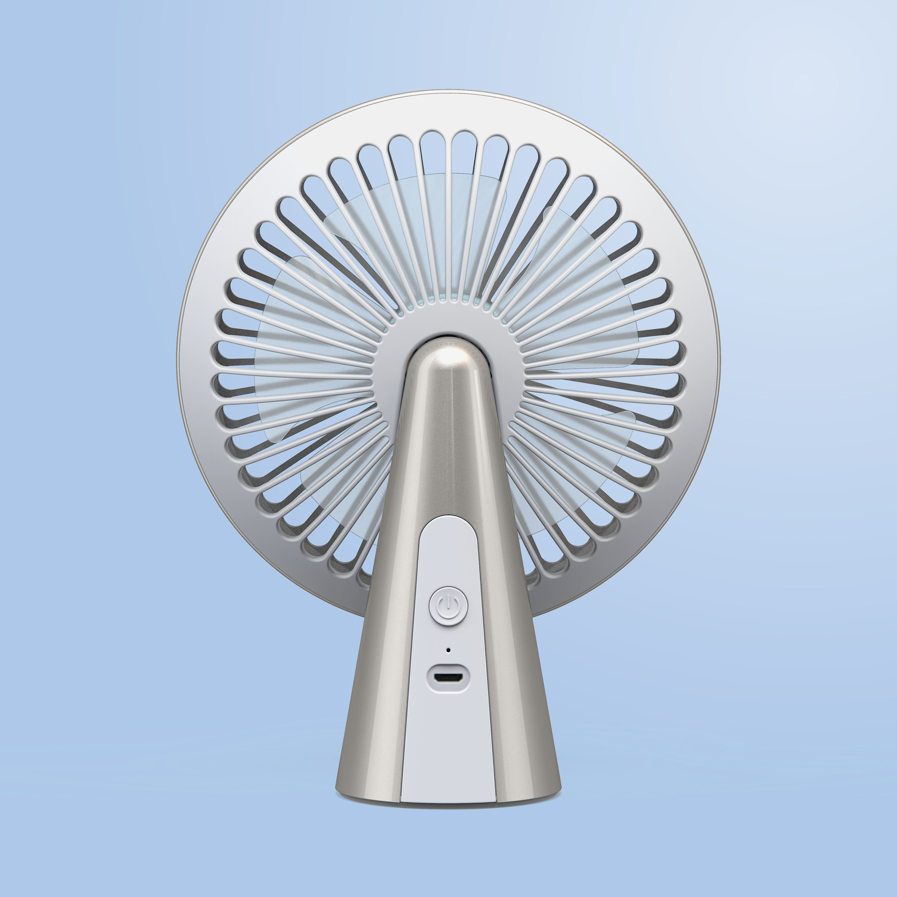 Ventilateur USB Bree — Cream Ventilateur USB Bree — Cream