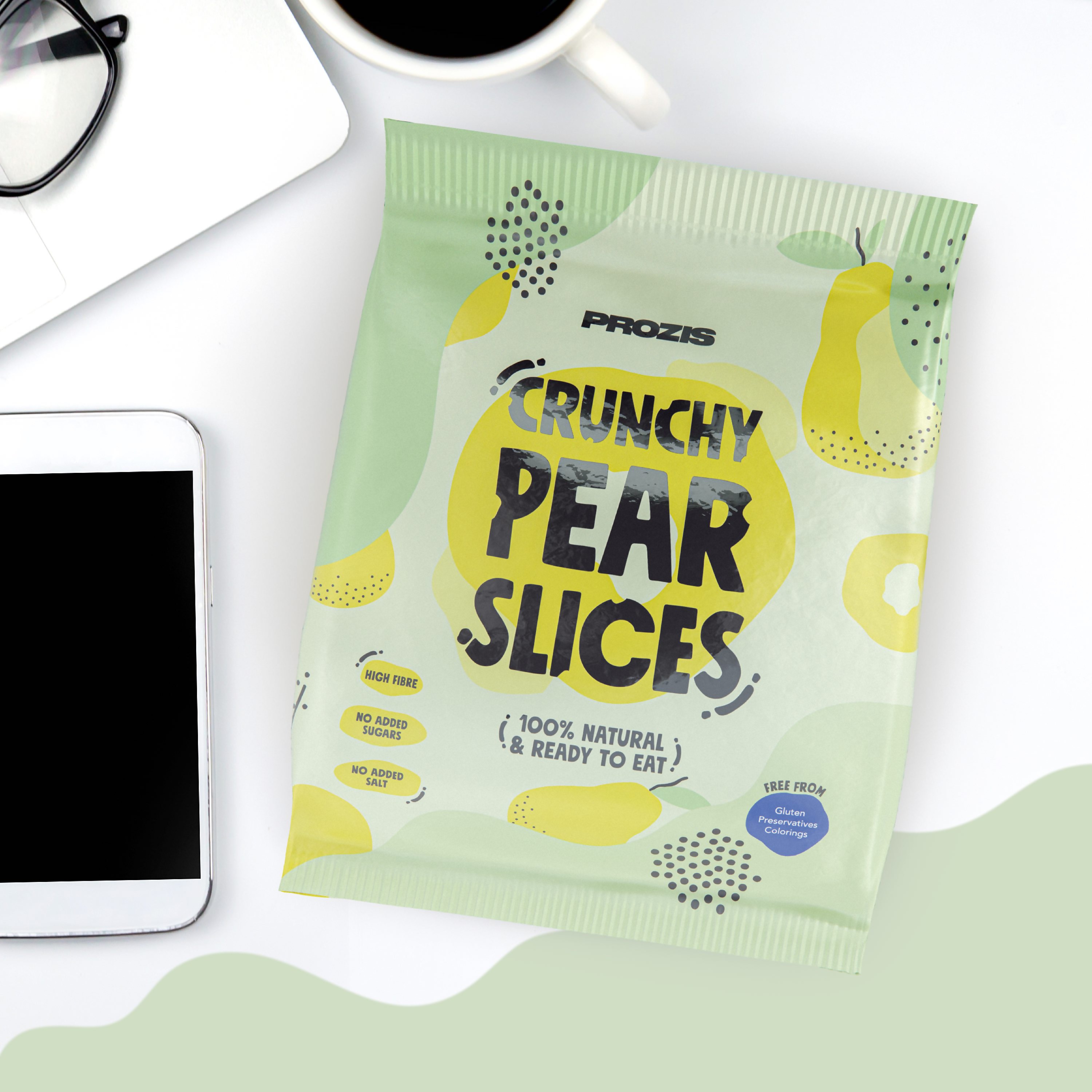 Crunchy Pear Slices 20 G Free From Dietary Needs Prozis