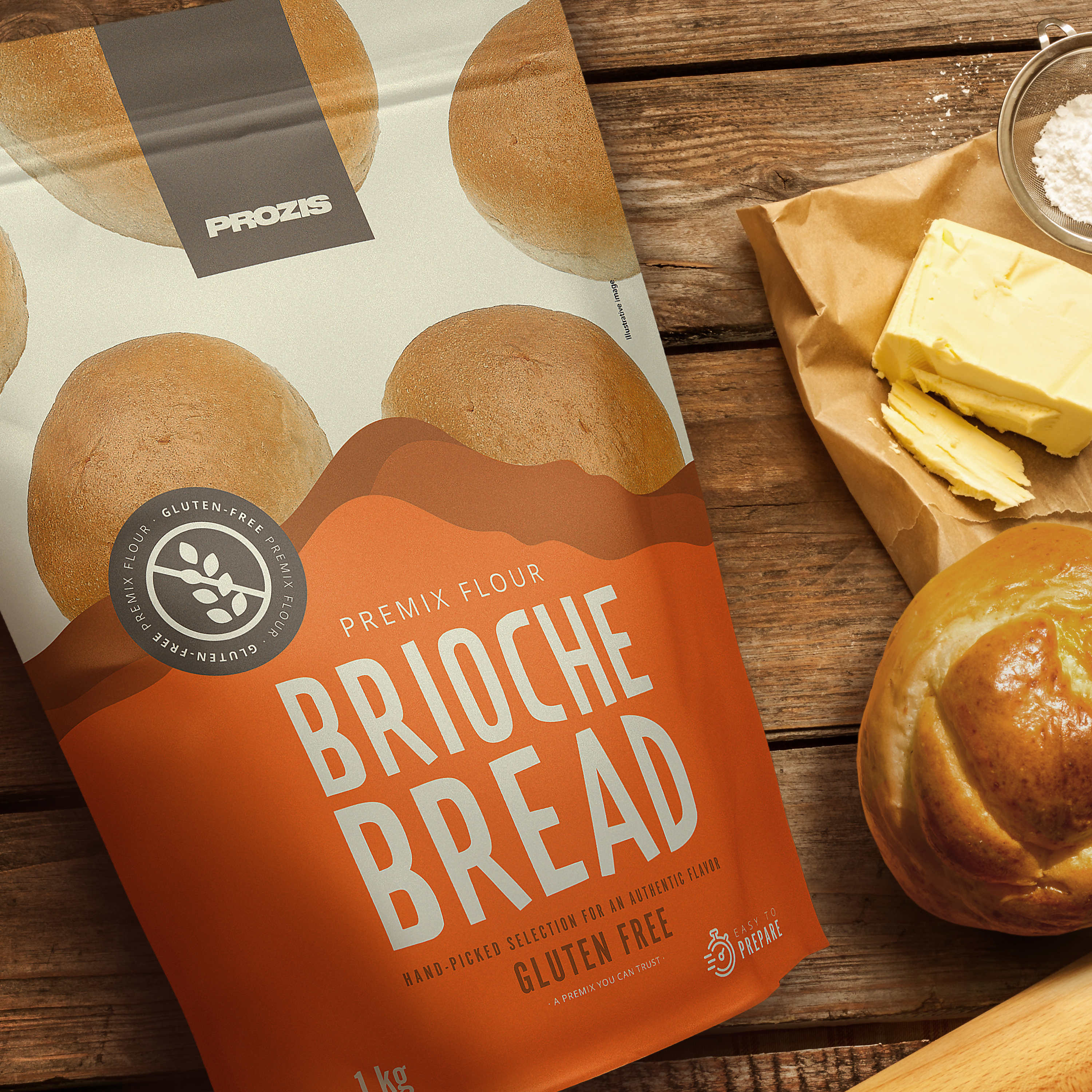 Glutenfreie Brioche Brot Vormischung 1000 G Backwaren Prozis