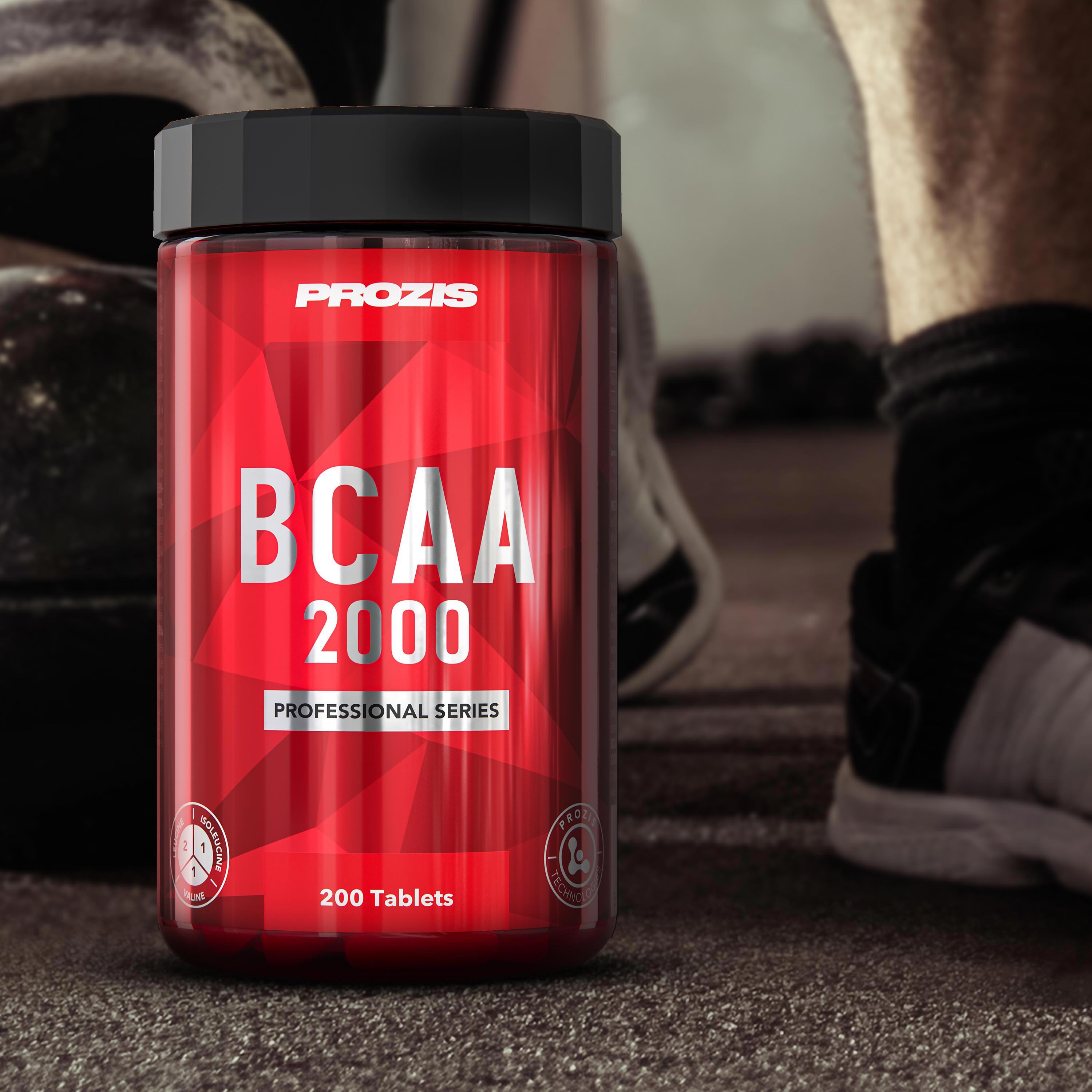 Bcaa Professional 2000 Mg 200 Tabs Build Muscle Prozis