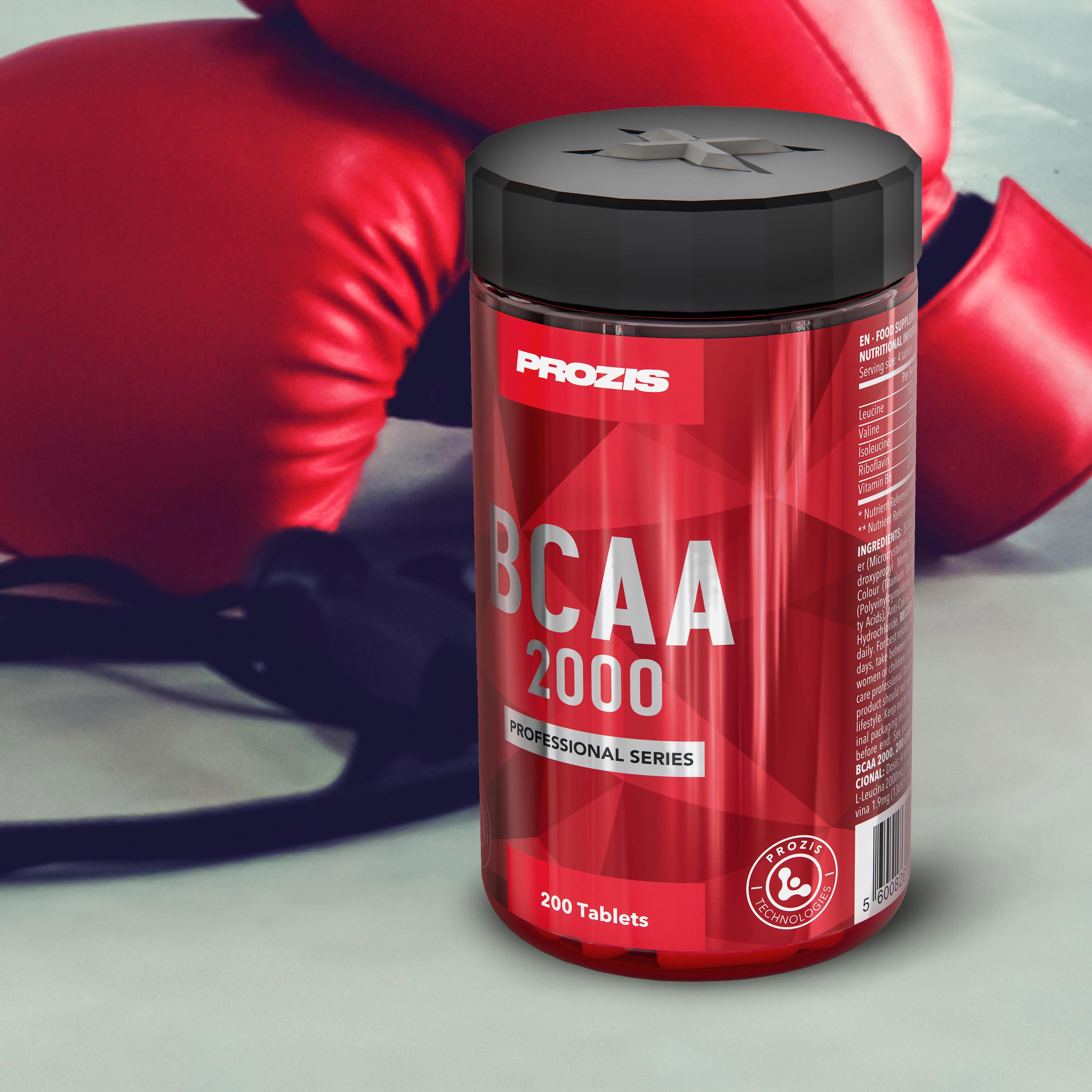 Bcaa Professional 2000 Mg 200 Tabs Build Muscle Prozis