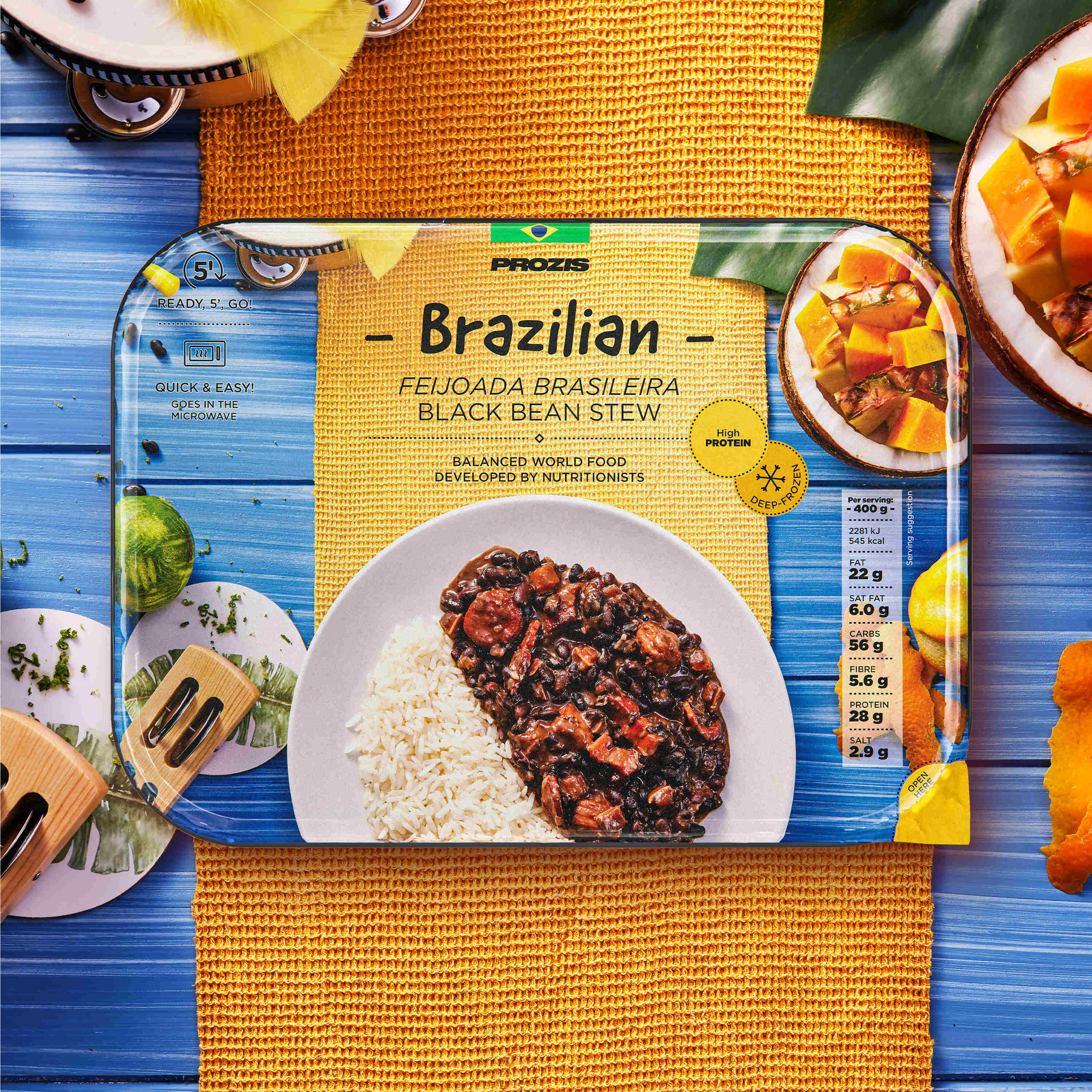 Feijoada Brasiliana Fagioli Neri E Riso Pranzo E Cena Prozis