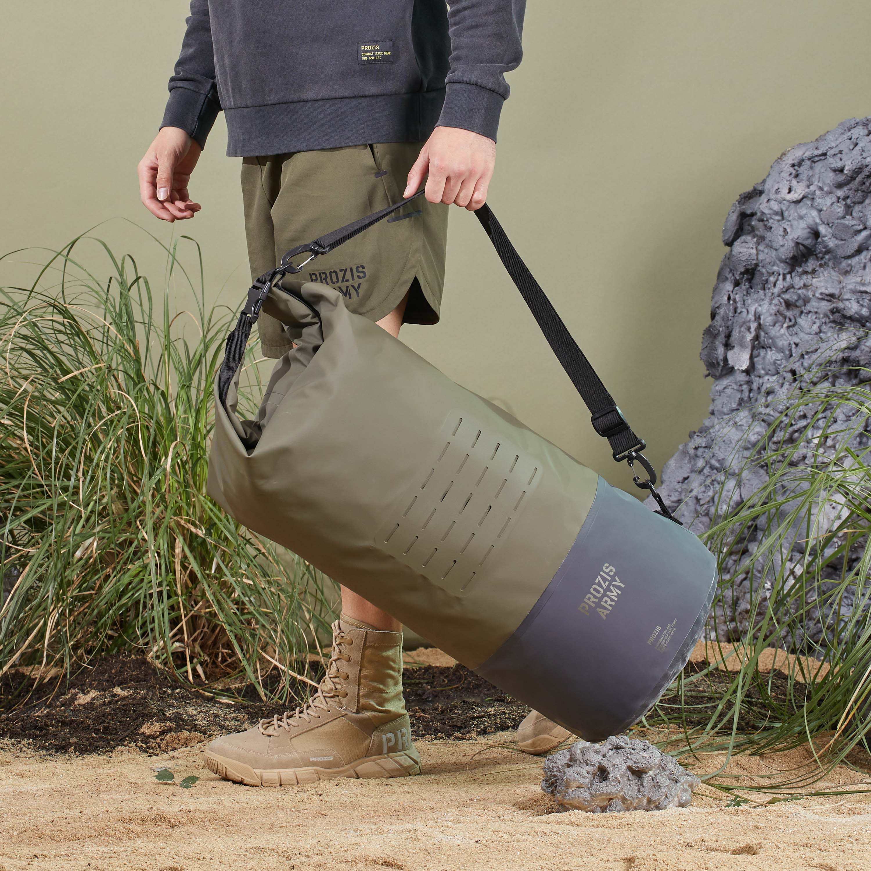 XL Army Green ULTRA Waterproof Dry Bag 40L 